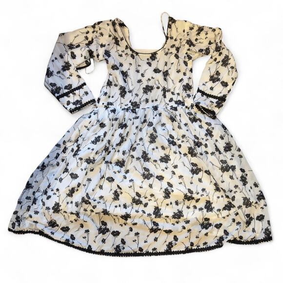 Western gothic vintage handmade white prairie dress womens size XS - Picture 6 of 8